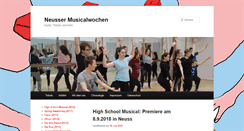 Desktop Screenshot of neusser-musicalwochen.de