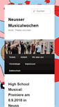 Mobile Screenshot of neusser-musicalwochen.de